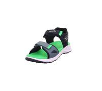 Superfit Criss Cross Sandals, Blue/Light Green 8000, 36 EU