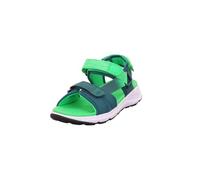 Superfit Criss Cross Sandals, Green/Light Green 7030, 37 EU