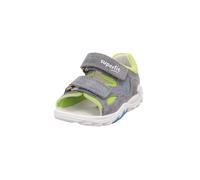 Superfit Flow Sandals, Light Grey/Light Green 2500, 19 EU, Light grey light green 2500, 2.5 UK Child