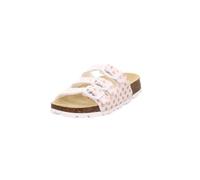 Superfit Girl's FUSSBETTPANTOFFEL Hausschuhe, WEIß/ROSA 1080