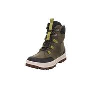 Superfit Girls and Boys Winter Boots TED Children's Ankle Boots Width W V, Green Black 000, 1.5 UK