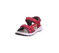 Superfit Girls' Criss Cross Sandals, Red Green 5010, 13 UK Child
