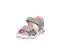 Superfit Girls Emily Sandal, Light Green Pink 7510, 10 UK Child Wide