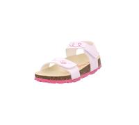 Superfit Girls' Footbed Slippers Sandals, White 1010, 7.5 UK Child