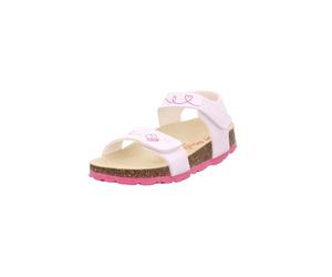 Superfit Girls Footbed Slippers, White 1010, 3 UK Wide