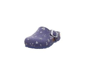 Superfit Girl's FUSSBETTPANTOFFEL Hausschuhe, blau 8020