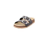 Superfit Girls Fussbettpantoffel Slippers, Schwarz Silber 0100, 11 UK
