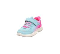 Superfit Girl's Rush Sneaker, Light Green Pink 7510, 2 UK