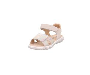 Superfit Girl's Sparkle Sandal, White Gold 1010