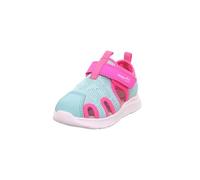 Superfit Girls' Wave Sandals, Light Green Pink 7510, 8.5 UK