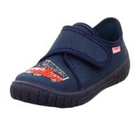 Superfit Boys BILL Hausschuhe, BLAU/ROT 8000