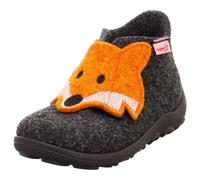 Superfit Boys HAPPY Hausschuhe, GRAU/ORANGE 4700