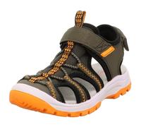 Superfit Boy's Tornado Light Sandal, Green Orange 7000, 12.5 UK Child
