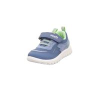 Superfit Sport7 Mini Low Trainers, Blue Light Green 8000, 6 UK Child
