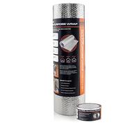 SuperFOIL Foil Insulation Roll and Aluminium Foil Tape Bubdle - 3-in-1 Sustainable Thermal Insulation Reflective Radiant Barrier & Vapour Barrier (Silver, 0.6m x 7.5m)