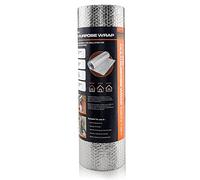 SuperFOIL Foil Insulation Roll - Energy Saving DIY Bubble Foil Sheet - 3-in-1 Sustainable Thermal Insulation (Silver, 0.6m x 7.5m)