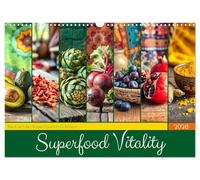 Superfood Vitality - The power of superfoods in AI images UK-Version (Wall Calendar 2026 DIN A3 Landscape), CALVENDO 12 Month Wall Calendar
