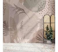Superfresco Easy Abstract Leaf Neutral Print To Order 3m x 2.8m Mural | Wallpaper Roll