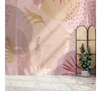 Superfresco Easy Abstract Leaf Pink Print To Order Fixed Size Mural Superfresco Easy Pink