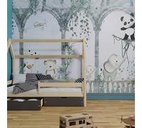 Superfresco Easy Animal Arch Blue Print To Order 3M X 2.8M Mural Blue