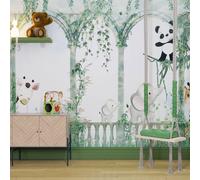 Superfresco Easy Animal Arch Green Print To Order 3M X 2.8M Mural Green