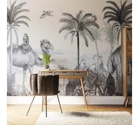 Superfresco Easy Animal Kingdom Mono Print To Order 3m x 2.8m Mural | Wallpaper Roll