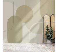 Superfresco Easy Arched Geo Muted Sage Print To Order 3m x 2.8m Mural | Wallpaper Roll