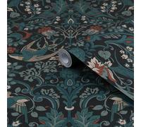 Superfresco Easy Archival Damask Blue Smooth Wallpaper