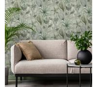 Superfresco Easy Arlington Jade Wallpaper | Paste The Wall | Green Leaves | Eco-Friendly