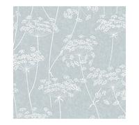 Superfresco Easy Aura Sprig Motif Wallpaper In Blue Blue 10000mm_x_520mm