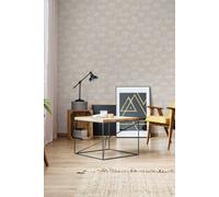 Superfresco Easy Aura Sprig Motif Wallpaper In Light Beige Light Beige One Size