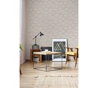 Superfresco Easy Aura Taupe Wallpaper | Paste the Wall | Cream Floral | Eco-Friendly