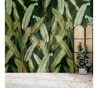 Superfresco Easy Banana Leaf Green Print To Order 3m x 2.8m Mural | Wallpaper Roll