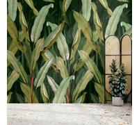 Superfresco Easy Banana Leaf Green Print To Order Fixed Size Mural Superfresco Easy Green