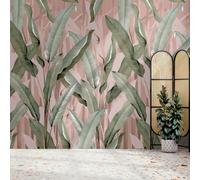 Superfresco Easy Banana Leaf Pink Print To Order Fixed Size Mural Superfresco Easy Pink