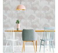 Superfresco Easy Birch Forest Mauve Wallpaper | Paste The Wall | Grey/Purple Trees | Eco-Friendly
