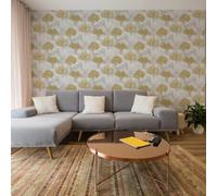 SUPERFRESCO EASY BIRCH - MUSTARD WALLPAPER, Yellow