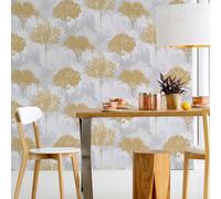 SUPERFRESCO EASY BIRCH - MUSTARD WALLPAPER, Yellow