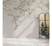 Superfresco Easy Blossom Trail Neutral Print To Order 3M X 2.8M Mural In Beige Beige