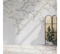 Superfresco Easy Blossom Trail Yellow Print To Order Fixed Size Mural | Wallpaper Roll