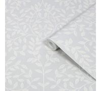 Superfresco Easy Blue Damask Contemporary Smooth Wallpaper