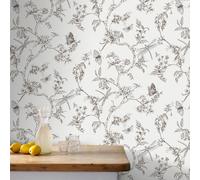 SUPERFRESCO EASY SFE NATURE TRAIL WHITE MICA WALLPAPER, White