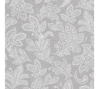 Superfresco Easy Calico Leaf Soft Grey Wallpaper | Paste the Wall | Grey Leaves | Eco-Friendly