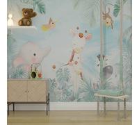 Superfresco Easy Circle of Life Blue Print To Order 3m x 2.8m Mural | Wallpaper Roll