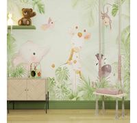 Superfresco Easy Circle of Life Green Print To Order Fixed Size Mural | Wallpaper Roll