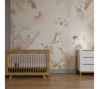 Superfresco Easy Circle of Life Neutral Print To Order Fixed Size Mural in Beige Superfresco Easy Beige