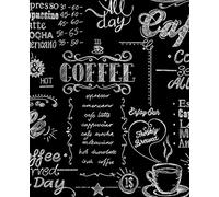 SUPERFRESCO EASY SFE COFFEE SHOP BLACK & WHITE WALLPAPER, Black