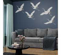 Superfresco Easy Cranes in Flight Midnight Print To Order 3m x 2.8m Mural | Wallpaper Roll