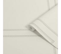 Superfresco Easy Cream Bobbin Panelling Contemporary Smooth Wallpaper