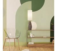 Superfresco Easy Curve & Arch Geo Green Print To Order 3m x 2.8m Mural | Wallpaper Roll